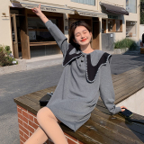 221新款娃娃领连衣裙221-2356P115K168，女装连衣裙，2B148