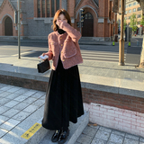 新款小香风连衣裙外套外套+内搭裙子221-860-P195K278，女装套装/套裙，2B148