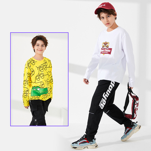 胖男童春秋装加肥加大运动套装新款胖男孩宽松大码长袖裤子休闲装