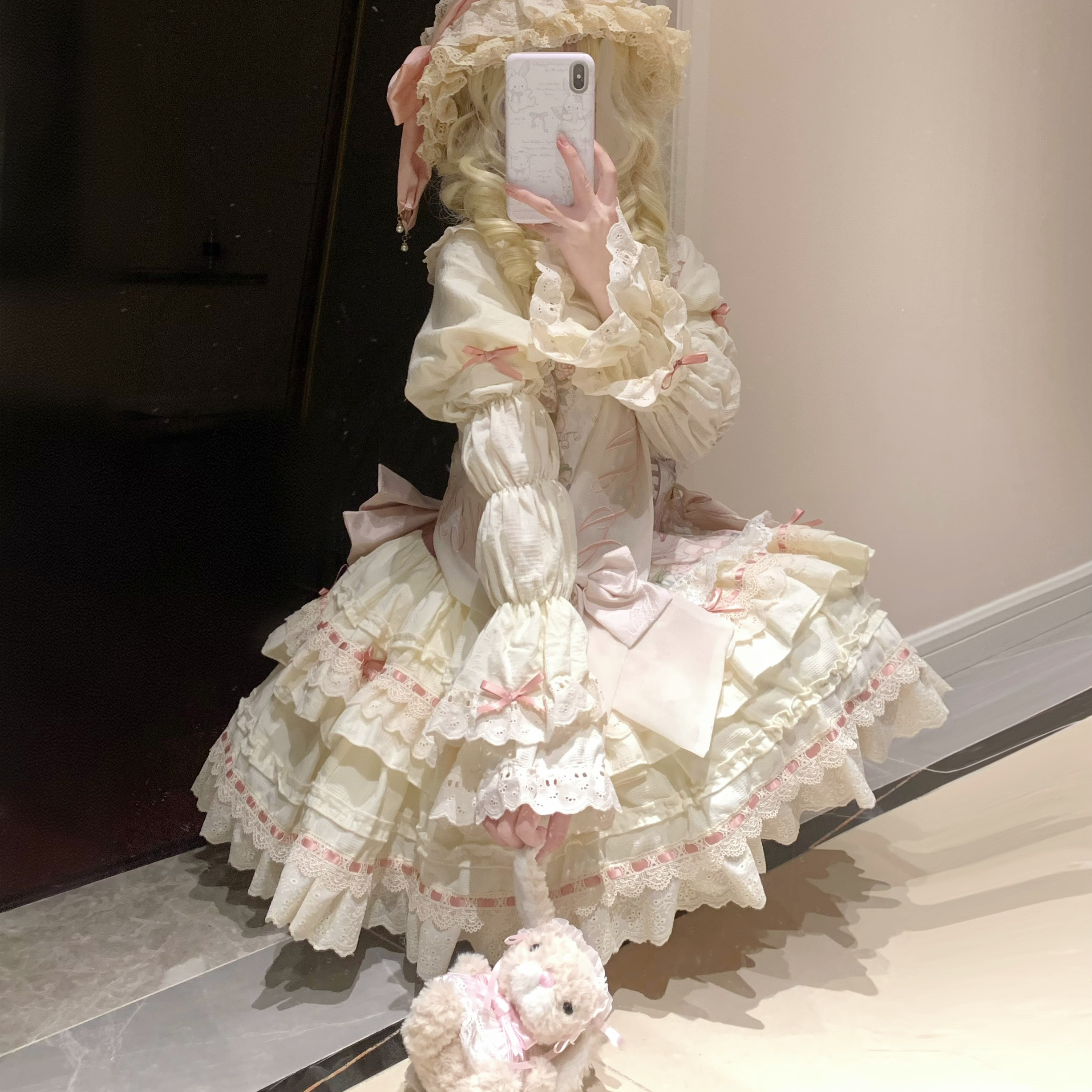 【尾款】方糖匣子Lolita白日梦低腰doll感洛丽塔可爱op连衣裙,模玩/动漫/周边/娃圈三坑/桌游,lolita洛丽塔/软妹装/洋装,淘宝优惠券,粉丝福利购,淘宝优惠卷