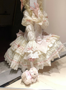 【全款预约】方糖匣子Lolita白日梦低腰doll感洛丽塔可爱op连衣裙