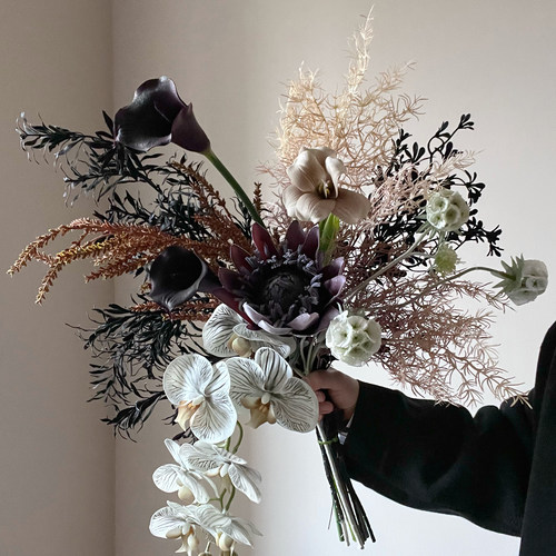 花艺师手札仿真蝴蝶兰花束