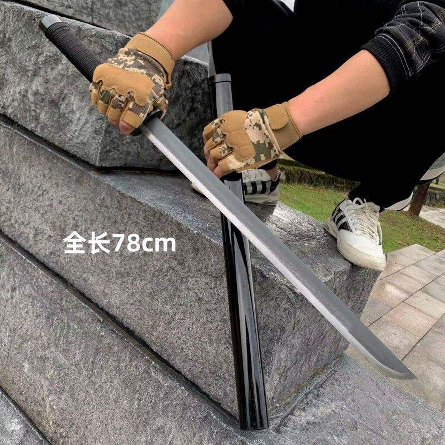开山刃大刀开路山刀合法影视龙泉开荒唐剑钢刀防身镇宅正品未开刃