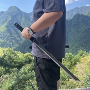 斩马刃开荒三棱军棱刀高锰钢高碳钢防身开路钢刀开山砍刃未开刃