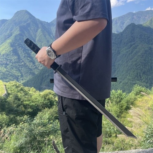 斩马刃开荒三棱军棱刀高锰钢高碳钢防身开路钢刀开山砍刃未开刃