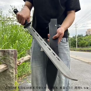 刀剑砍柴刀古风自驾军刀训练防身战术求生锰钢短刀正品生存未开刃