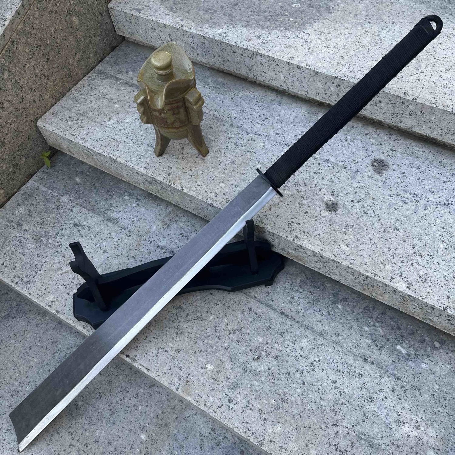 健身刀具摆件工艺品金属刀户外唐剑长款龙泉大刀刀剑砍钢刀未开刃