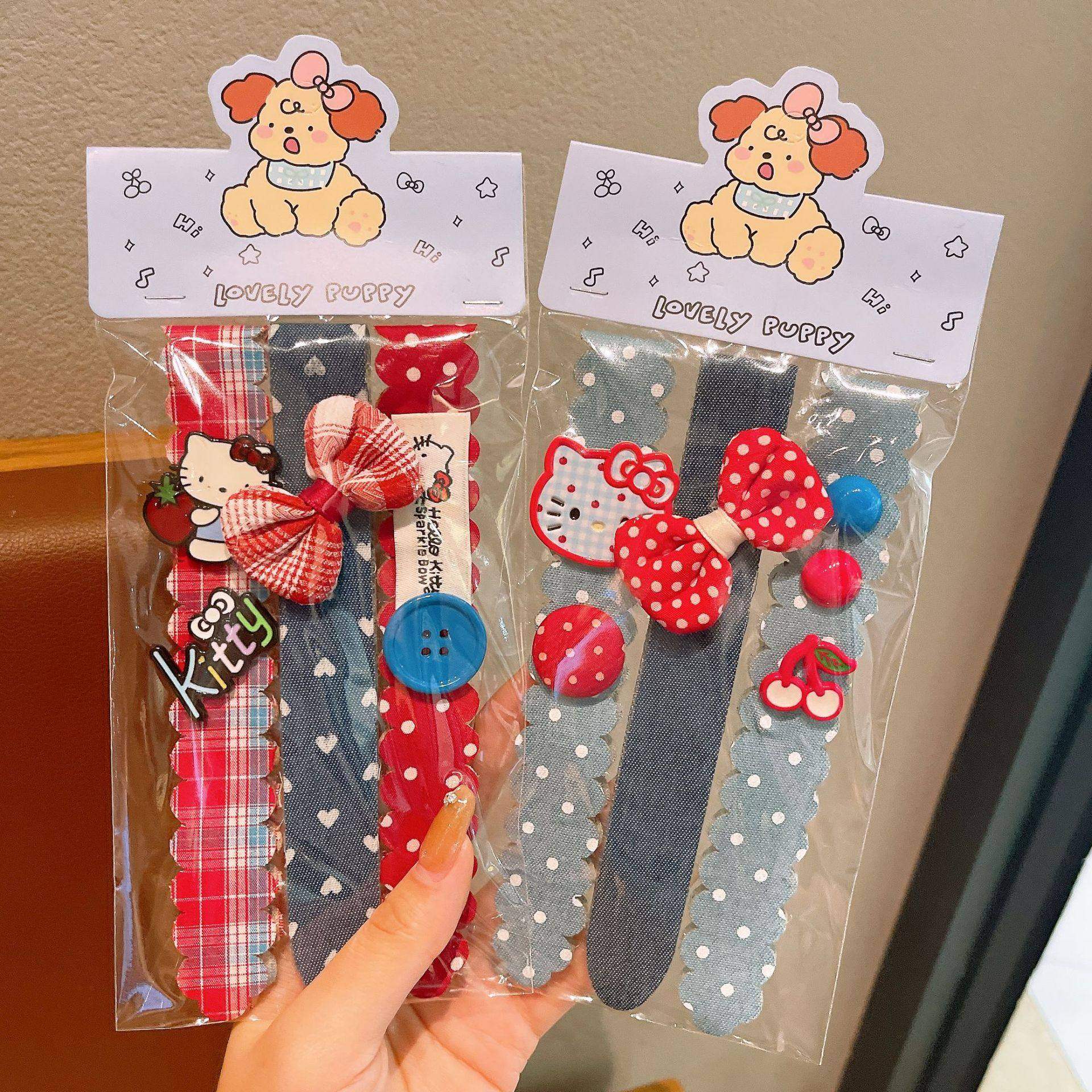 简约小清新凯蒂猫儿童碎发发贴个性创意高颜值Kitty猫魔术贴发饰,家庭/个人清洁工具,发圈/发网,淘宝优惠券,粉丝福利购,淘宝优惠卷