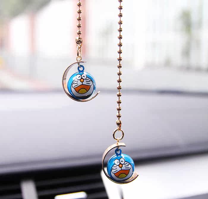 可愛哆啦A夢鑰匙鏈招財貓卡通鈴铛創意汽車挂件包包挂飾個性吊飾在類目 汽車/用品/配件/改裝, 汽車用品/內飾品, 車掛中 - 來自Buy2taobao.com提供專業的淘寶代購服務