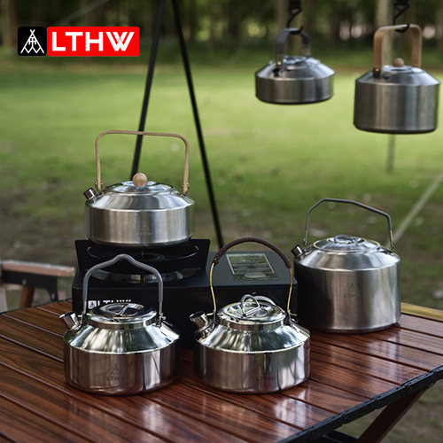 LTHW旅腾户外烧水壶木柄铜柄