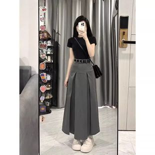 修身 2025夏季 正肩短袖 T恤女基礎(chǔ)款 上衣潮 顯瘦內(nèi)搭外穿打底衫