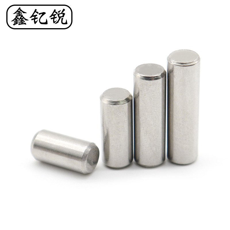 M1M2M3M1.5实j心销钉304不锈钢圆柱销倒角2.5*4x5x6x8x10x12x15x3