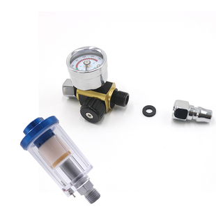 正品喷漆枪调压表气压调节阀枪尾压力表稳压表喷枪通用枪尾压力表