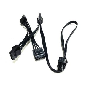 长城G4 G5 G6 G7n 450W 550W 650W模组电源6P转3个IDE风扇线一拖