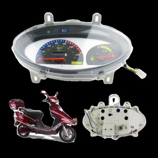 电摩中沙仪表摩托车公主125公主电动车仪表里程码表72V仪表传感器