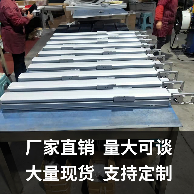 重型直线滑台模组全封闭GBF125滚珠丝杆导轨滑轨步进电机十字龙门