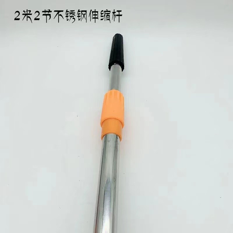 油漆工具刮腻子长杆加厚滚筒刷不锈钢铝合金乳胶漆涂料刷墙伸缩杆