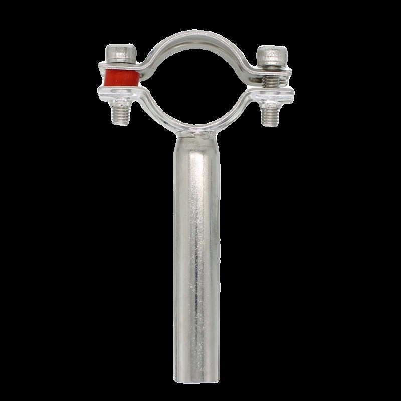 304不锈钢加长管子夹100mm管道固定卡子支架圆管卡扣抱箍水管紧固