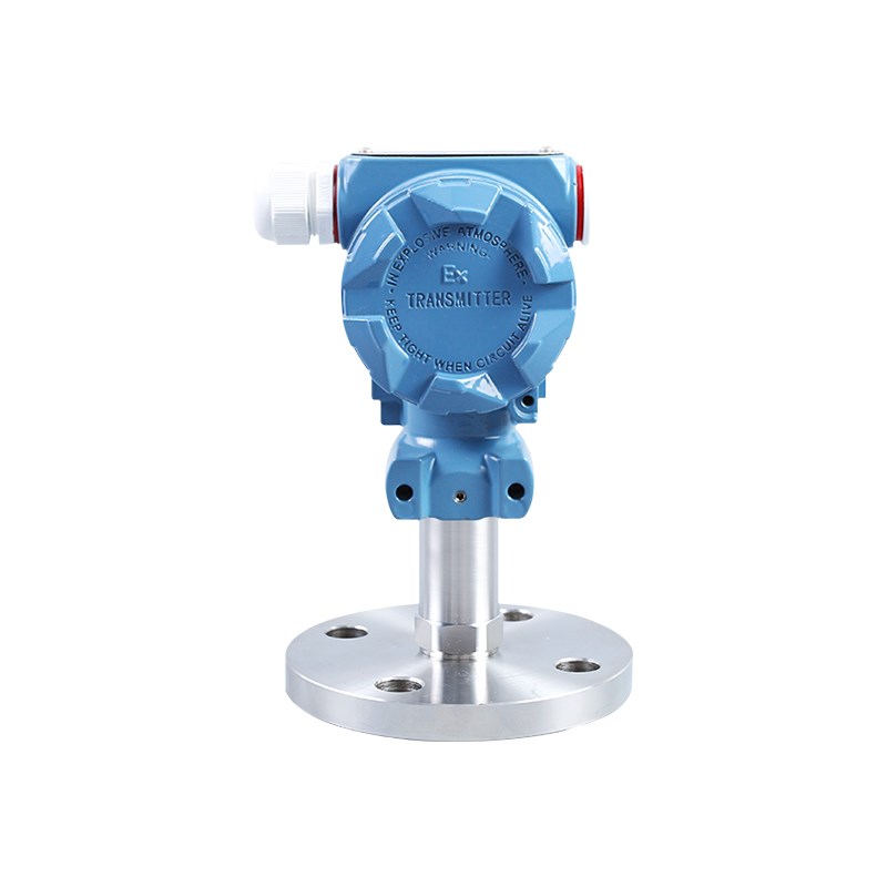 单法兰平膜压力变送器工业压力变送传感器耐高温压力变送器4-20MA