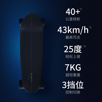 ELOFTY电动滑板Alpha4一体碳纤维高续航顺丰包邮鸿鹄之志代步速降