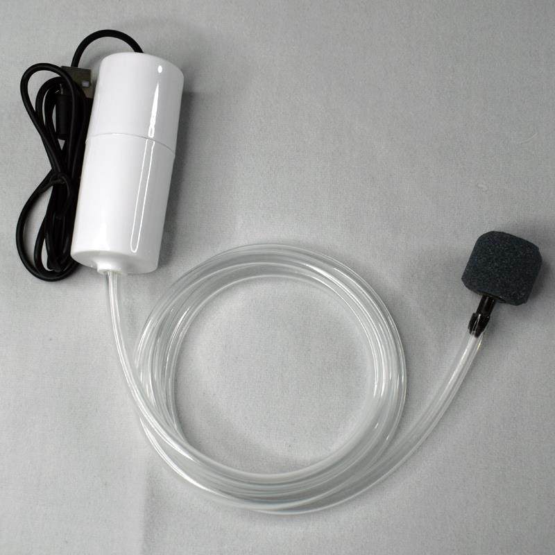 鱼缸过滤器三合一净水循环免换水内置潜水泵吸便增氧圆形小型透明