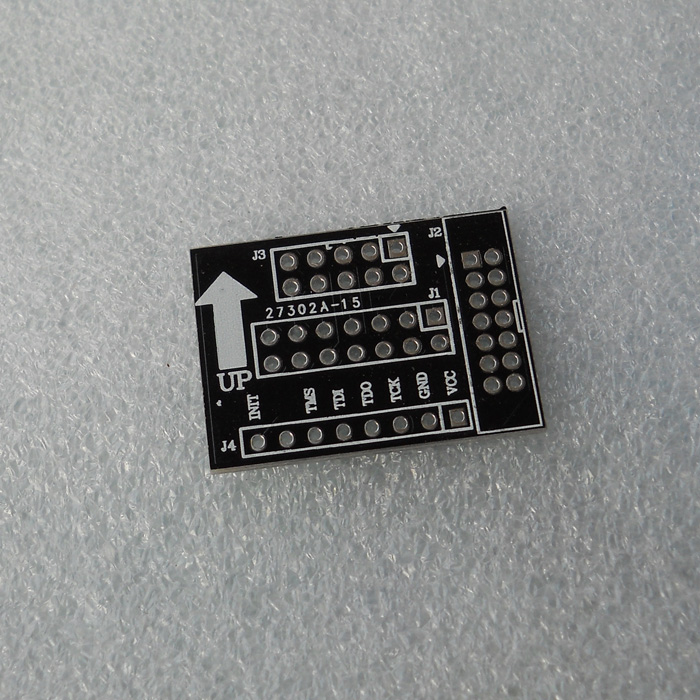 xilinx下载器 转换器 下载线转接板 空板PCB板 黑色版 2.54转2.0