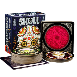 SKULL玫瑰与骷髅牌桌游毛线吹牛猜测策略博弈运气成人聚会游戏