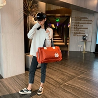 Оранжевые короткие туфли