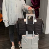 Вместительная и большая сумка для путешествий, складной чемодан, спортивная сумка, Гонконг, в корейском стиле