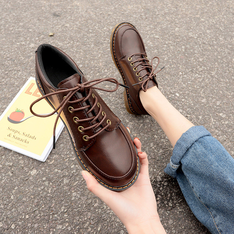 2020新款ins小皮鞋女秋季英伦百搭森女系韩版学生日系chic单鞋潮在类目 女鞋, 低帮鞋中 - 来自Buy2taobao.com提供专业的淘宝代购服务