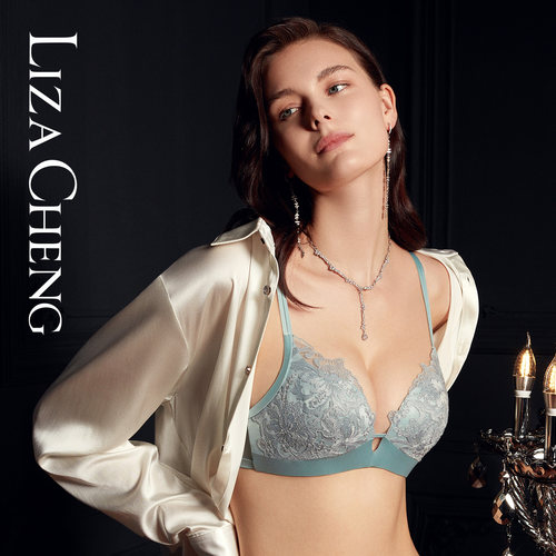 立体蕾丝lizacheng无钢圈性感