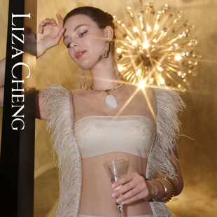 LizaCheng高光系列Bridal可拆肩带文胸厚款 无钢圈内衣抹胸LB00204