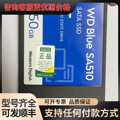 议价WD Blue SA510 250GB 2.5寸SATA固态可维修