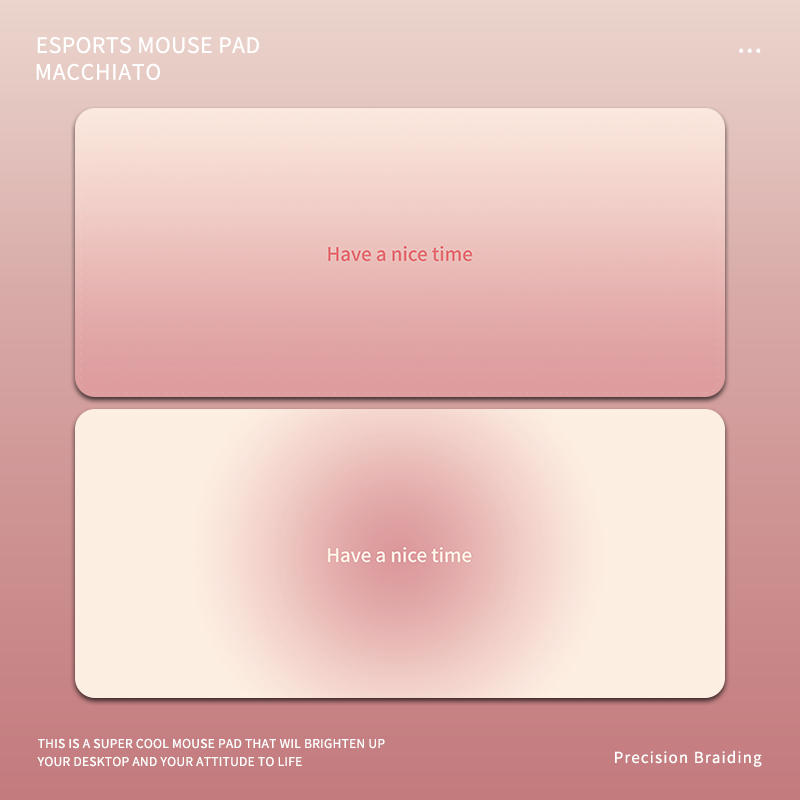 鼠标垫超大极简渐变色家用工位滑鼠垫键盘垫子高级感电脑垫桌面垫