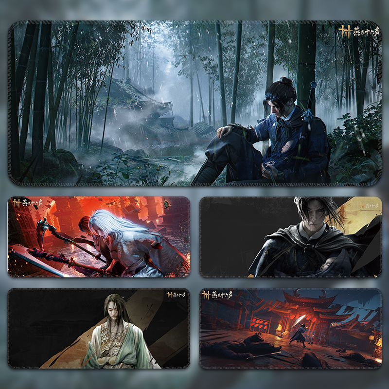 鼠标垫超大燕云十六声游戏电竞专用滑鼠垫动漫防滑高颜值键盘垫子