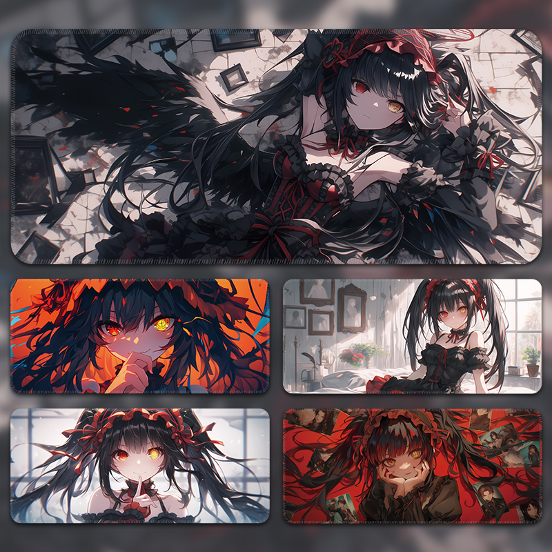 约会大作战 滑鼠垫超大号二次元男生电竞游戏专用滑鼠垫防滑键盘