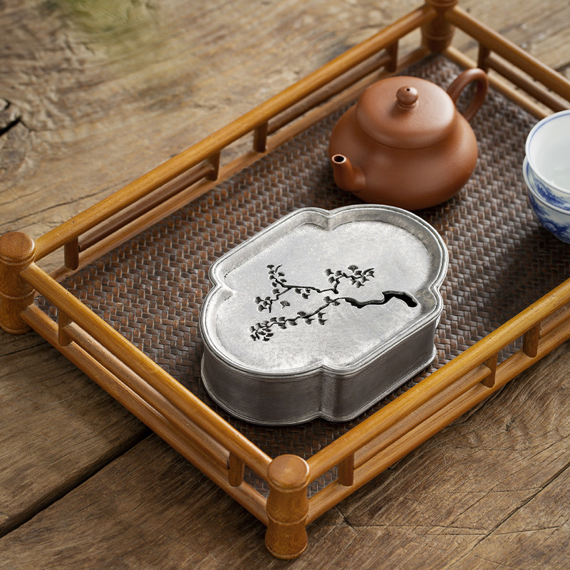 向美锡壶承干泡盘储水壶托茶托功夫茶具养壶小茶台托盘壶垫底座