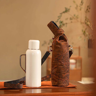 向美香云纱平安竹保温壶袋传家壶保护袋便携式热水壶闷茶壶收纳袋