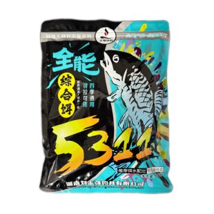 刘志强5311综合饵料鱼饵鲫鲤草鳊四季 通用鱼饵料