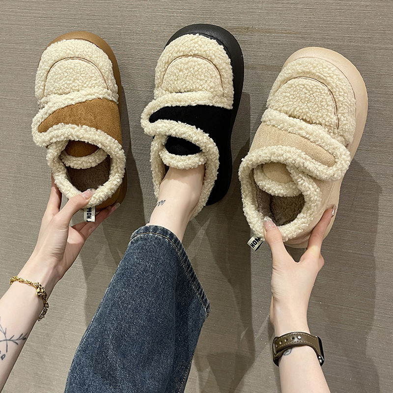 米曼琳棉鞋加绒内增高