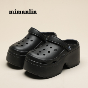 超高跟凉拖鞋洞洞时尚