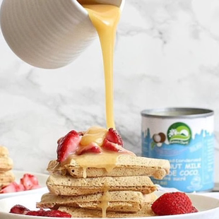 泰国椰子炼乳Sweetened Condensed Coconut Milk椰奶纯素食甜炼奶