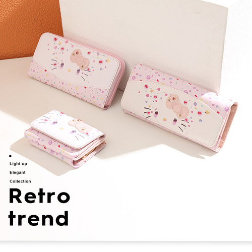 hellokiity50周年硅胶零钱包