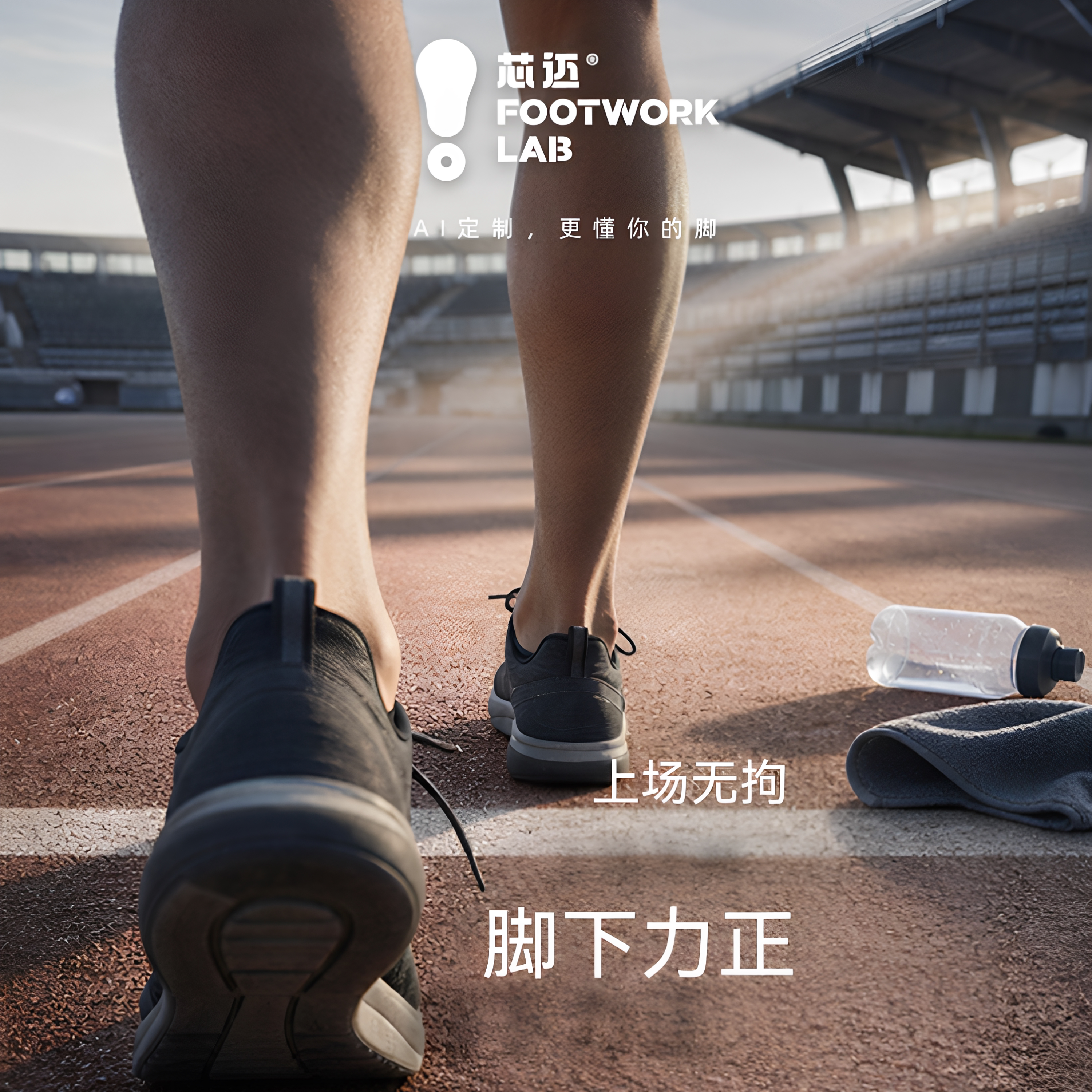 芯迈AI定制鞋垫碳板运动篮球矫正扁平足弓支撑缓震抗扭保护足踝