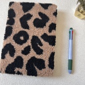 外贸毛绒笔记本加厚记事本羊羔毛学生日记本保温笔记本高颜值本子