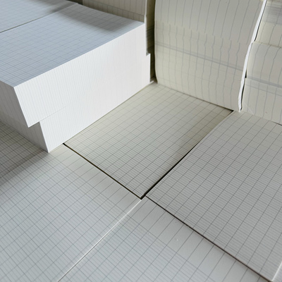 一合文具纸砖加厚款150克米黄护眼法文格点点格子拍纸本a6加厚本