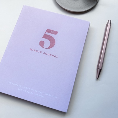早晚五分钟外贸a5笔记本简约日志本感恩本粉色日记本笔记本子