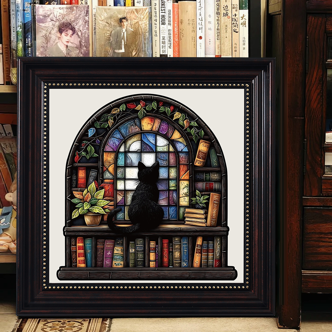 木质立体猫咪拼图异形教堂猫成人版治愈系高难度减压拼装手工礼物