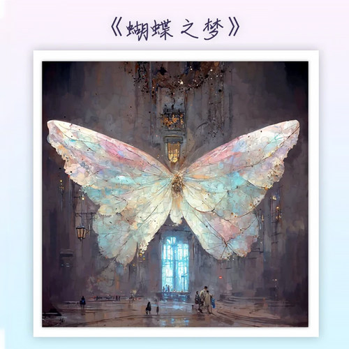 蝴蝶之梦治愈系拼图500片