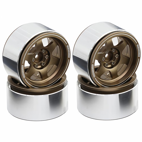 2.2寸仿真夹胎/竞速TE37金属轮毂 SCX10 TRX4 易控 H8H8P CROSSRC